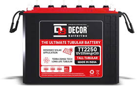Decor - 225ah Giant Tubular Battery